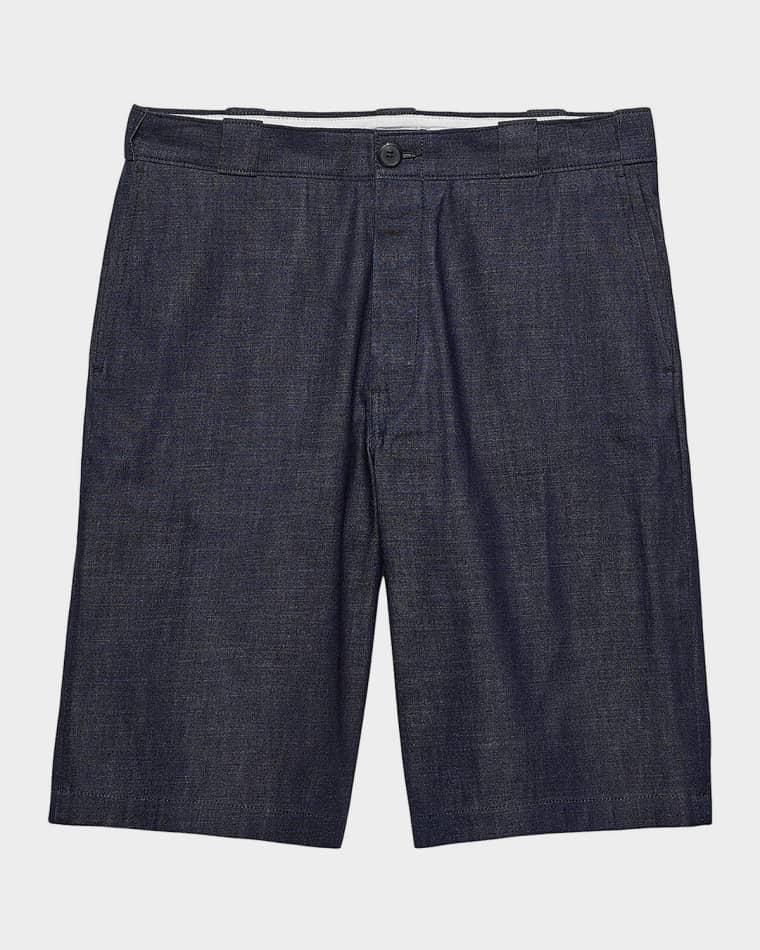 Men's Cotton Denim Bermuda Shorts by PRADA