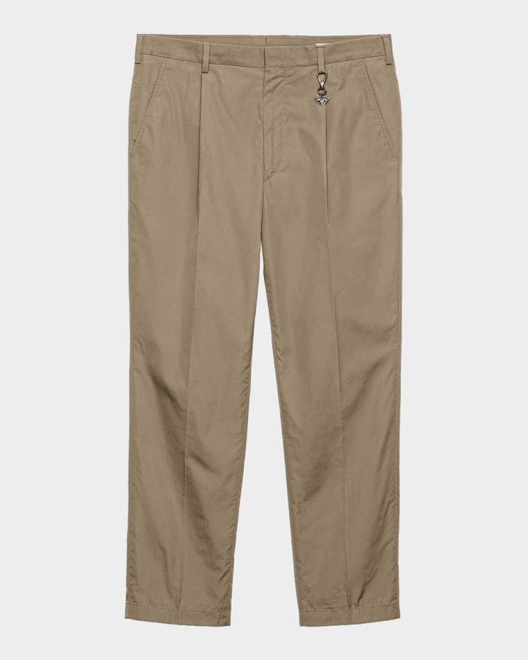 Men's Cotton Pants w/ Key Ring by PRADA