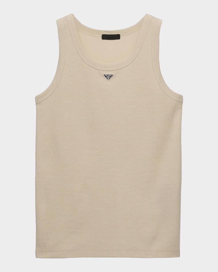 Men's  Cotton Tank Top by PRADA
