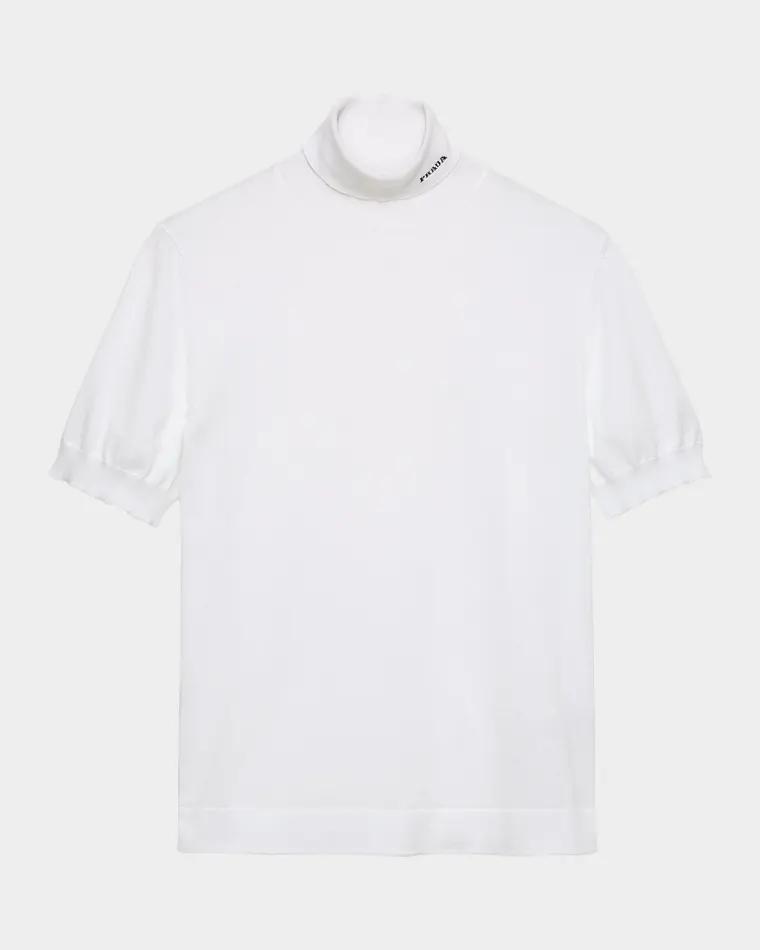 Men's  Cotton Turtleneck Sweater by PRADA
