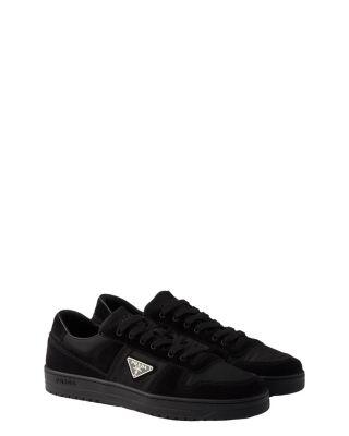 Men's Downtown Re-Nylon And Suede Sneakers by PRADA