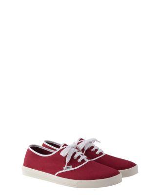 Men's Drill Fabric Sneakers by PRADA