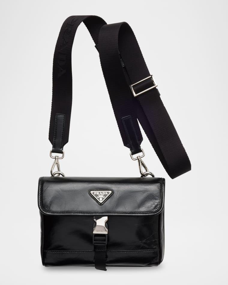 Men's Leather Smartphone Case by PRADA Men's Leather Smartphone Case by PRADA