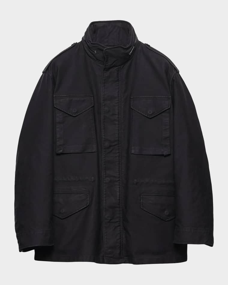 Men's Medium-Weight Cotton Down Jacket by PRADA