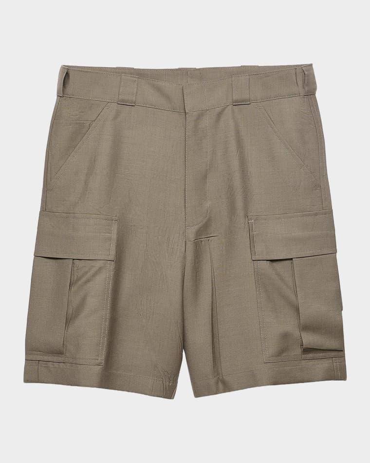 Men's Mohair and Wool Bermuda Shorts by PRADA