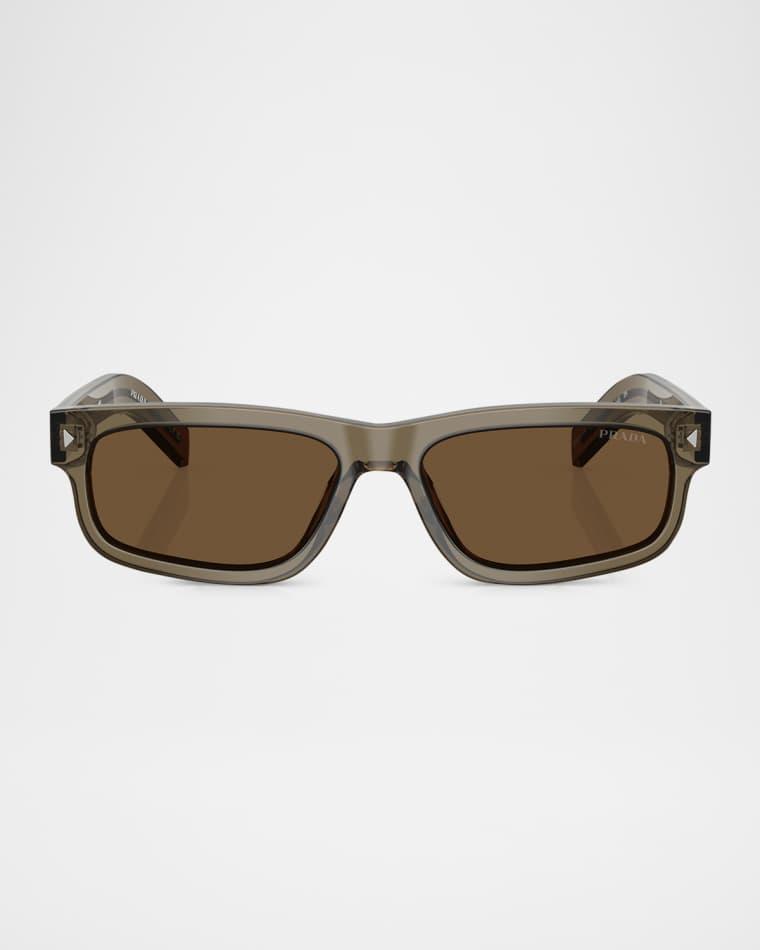 Men's PR B11SF Rectangular Sunglasses by PRADA