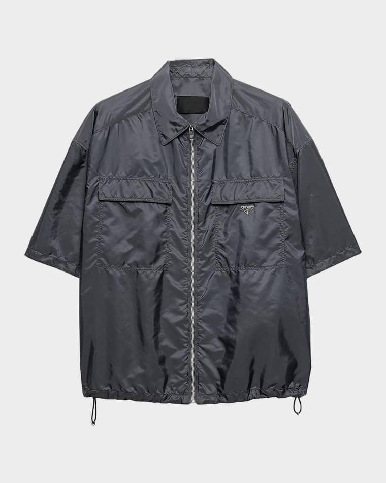 Men's Re-Nylon Shirt Jacket by PRADA
