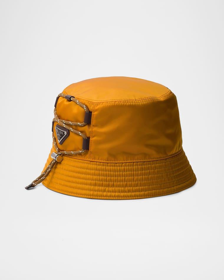 Men's Re-Nylon and Cord Bucket Hat by PRADA