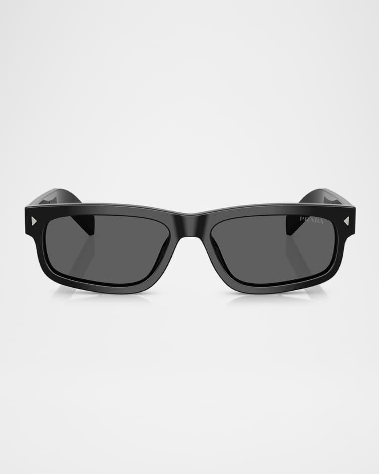 Men's Rectangular Sunglasses by PRADA