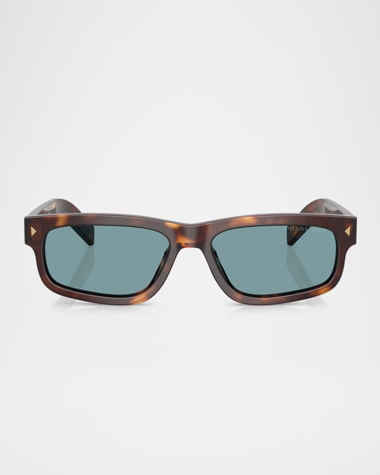 Men's Rectangular Sunglasses by PRADA