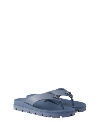 Men's Rubber Thong Sandals by PRADA