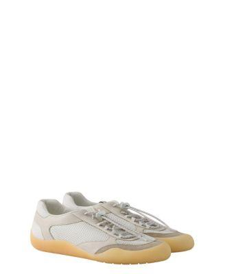 Men's Speedrock Leather And Mesh Fabric Sneakers by PRADA
