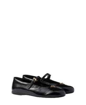 Naplak Patent Leather Ballerinas by PRADA