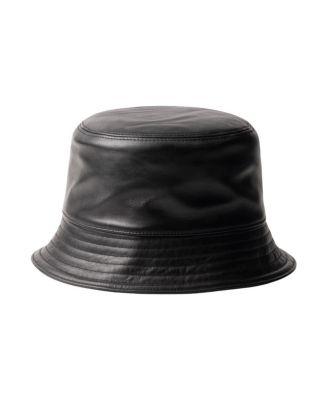 Nappa Leather Bucket Hat by PRADA