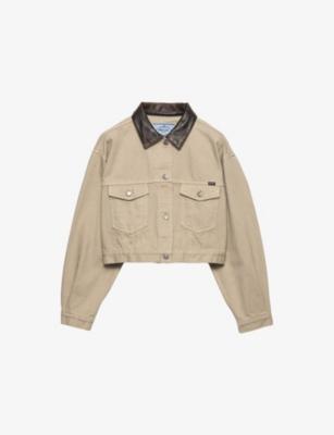 Old Denim Blouson Jacket by PRADA