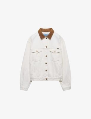 Old Denim Blouson Jacket by PRADA