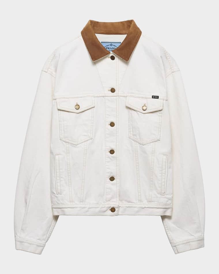 Old Denim Blouson Jacket by PRADA