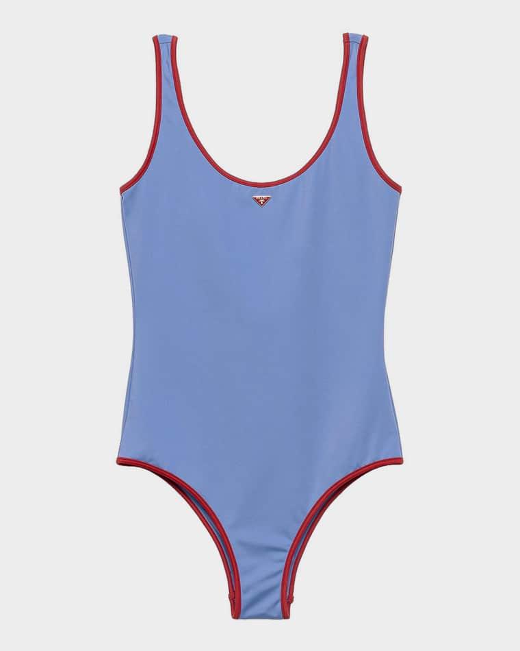 One-Piece Jersey Swimsuit by PRADA