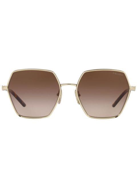PR 56YS oversize-frame sunglasses by PRADA
