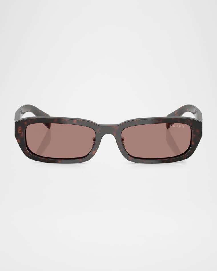 PR B06SF Rectangular Sunglasses by PRADA
