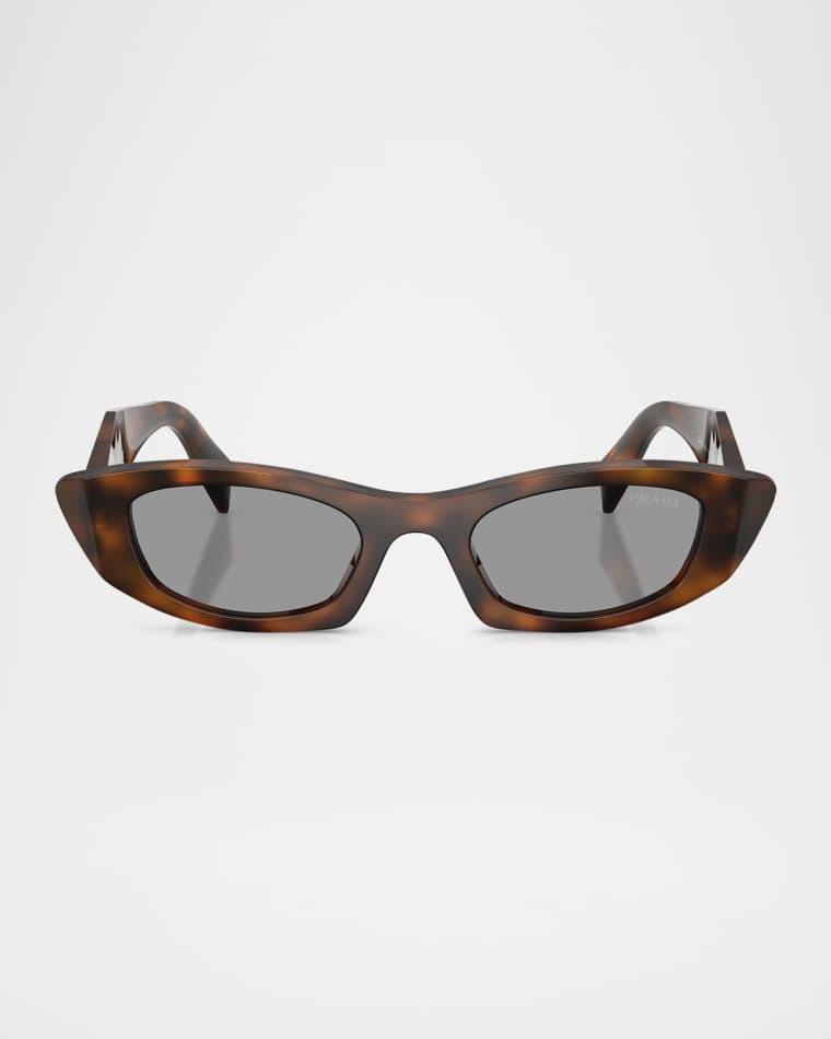 PR B16SF Acetate Oval Sunglasses by PRADA