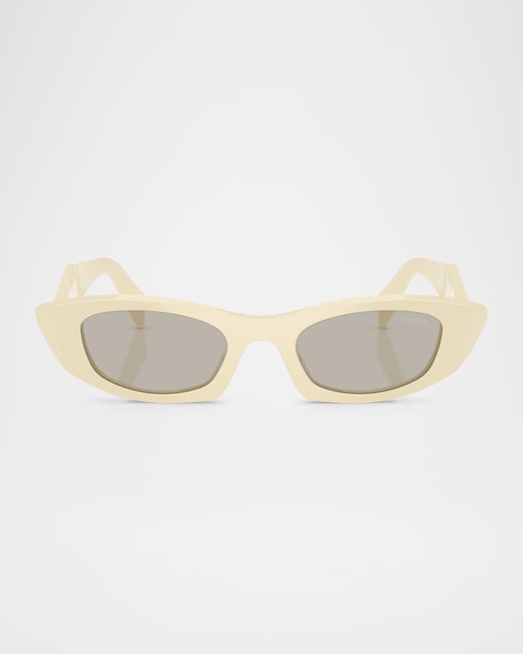 PR B16SF Acetate Oval Sunglasses by PRADA