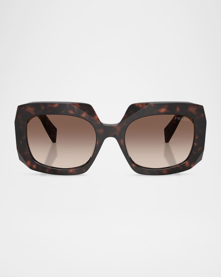 PR B23SF Acetate Square Sunglasses by PRADA