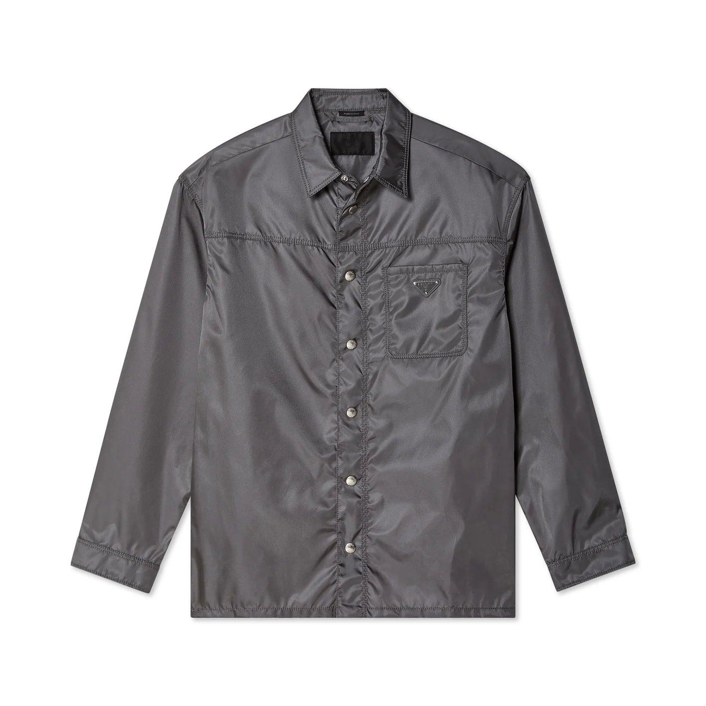PRADA - Men's Re-Nylon Shirt - (F0D65 GREY) by PRADA