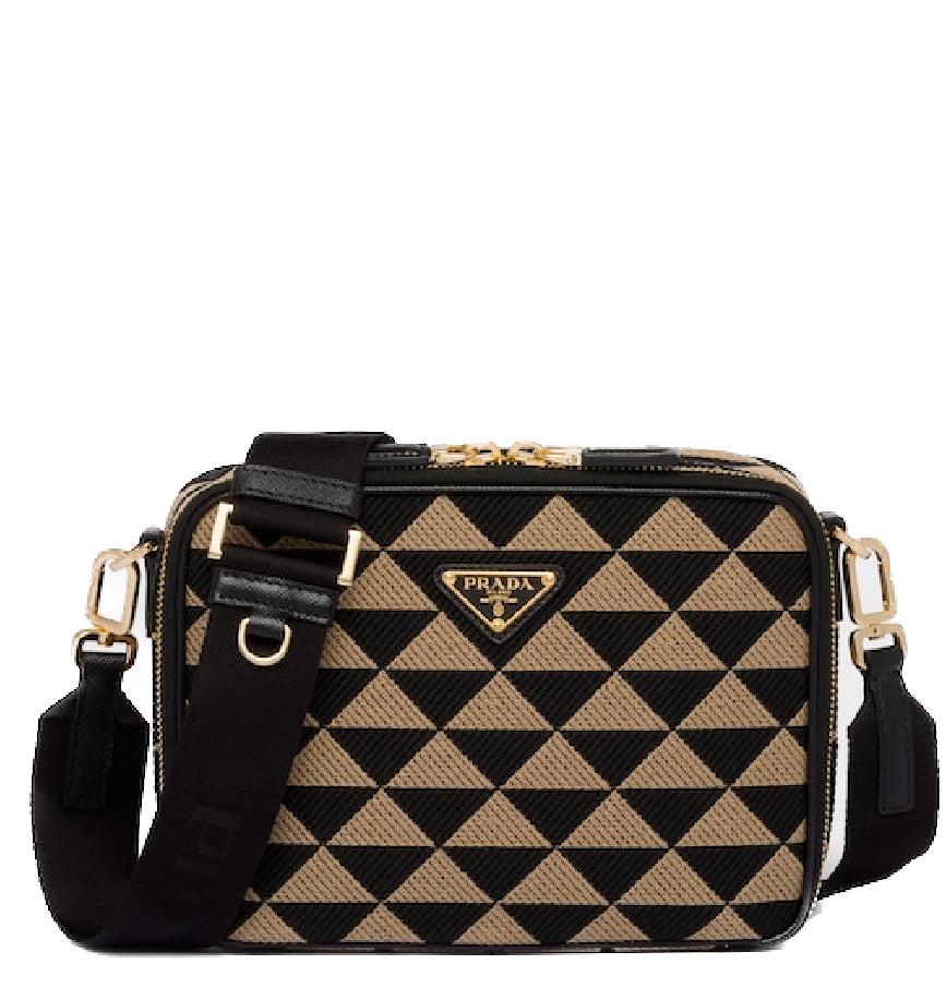 PRADA - Symbole Embroidered Fabric Bag - (Multi) by PRADA