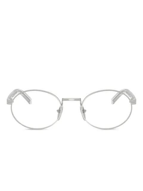 PRB55V oval-frame glasses by PRADA