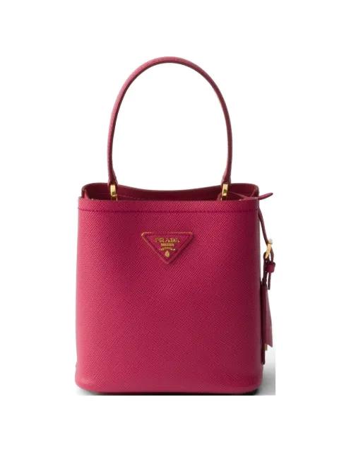 Panier mini Saffiano leather bag by PRADA