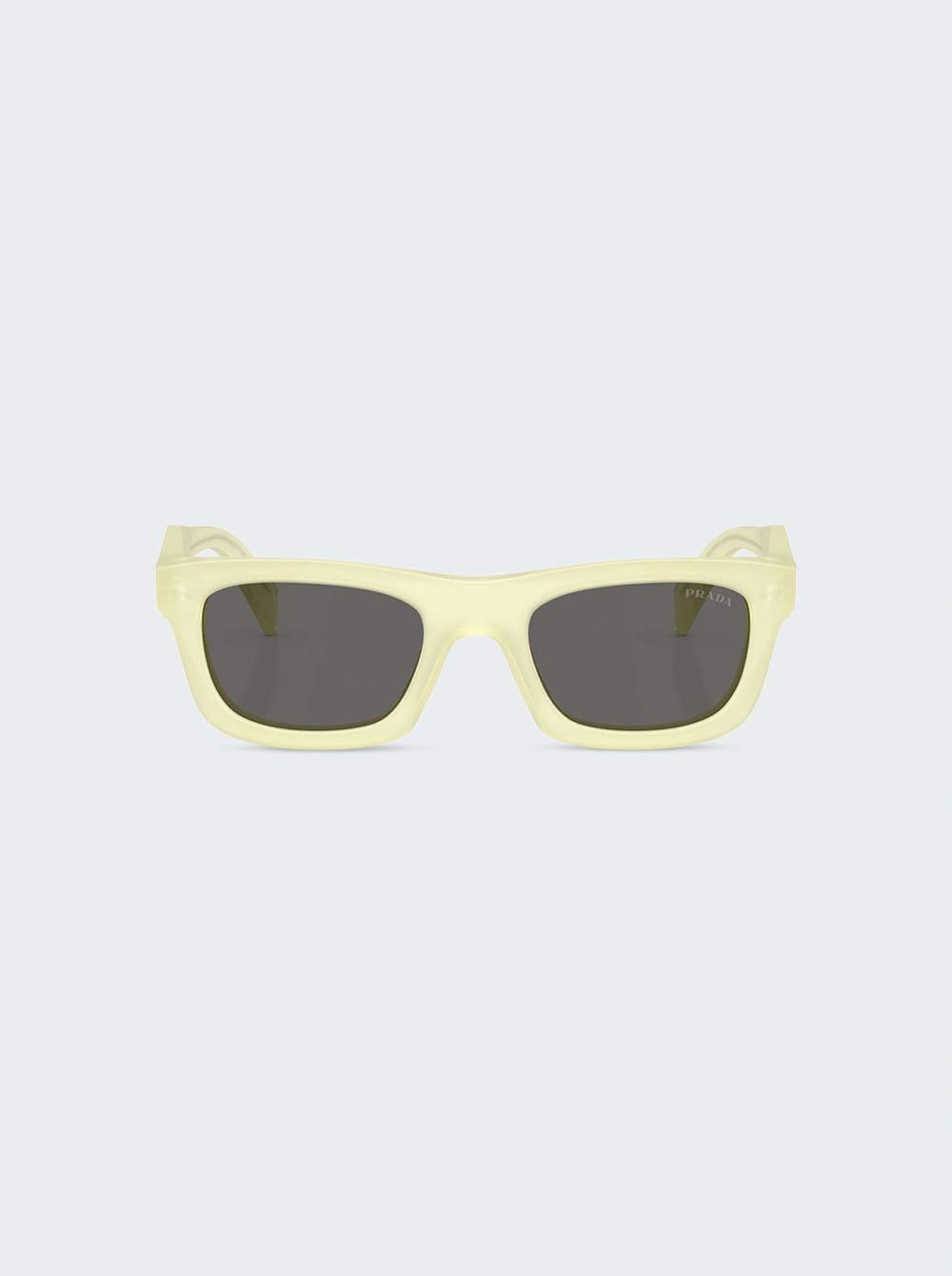 Pillow Sunglasses Frosted Vanilla  | The Webster by PRADA