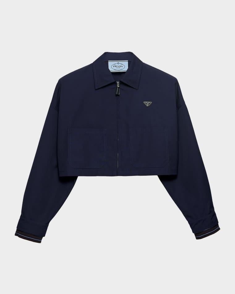 Poplin Blouson Jacket by PRADA
