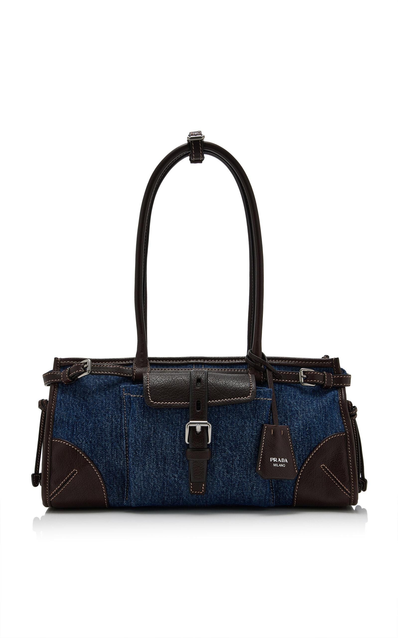 Prada Bonnie Medium Denim Bag - Moda Operandi by PRADA