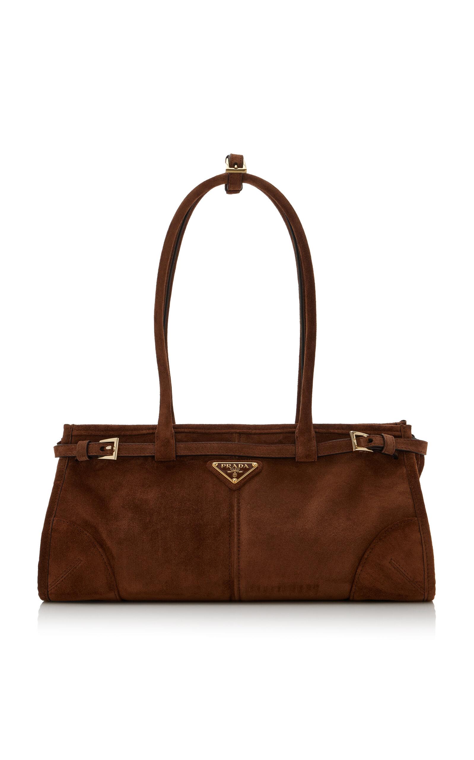 Prada Bonnie Small Suede Bag - Moda Operandi by PRADA