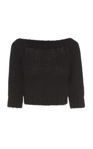 Prada Cropped Cashmere Sweater - Moda Operandi by PRADA