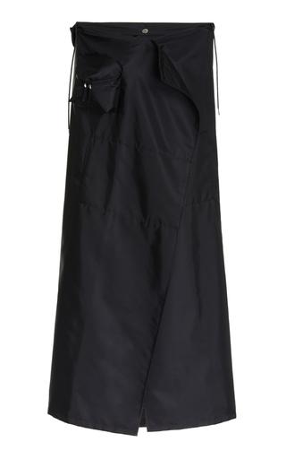 Prada Draped Gabardine Raincoat - Moda Operandi by PRADA