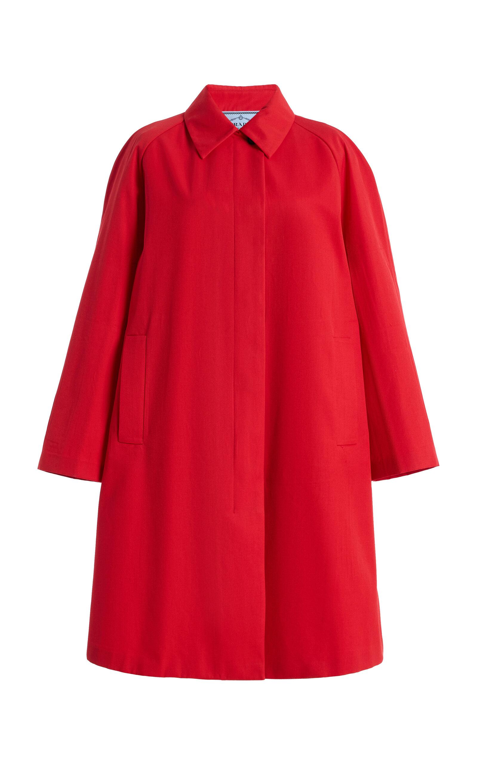 Prada Gabardine Coat - Moda Operandi by PRADA