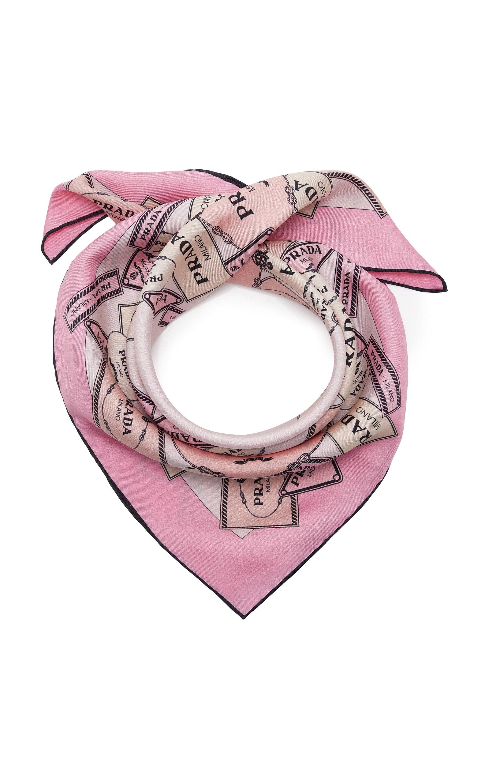 Prada Heritage-Print Silk Twill Scarf - Moda Operandi by PRADA