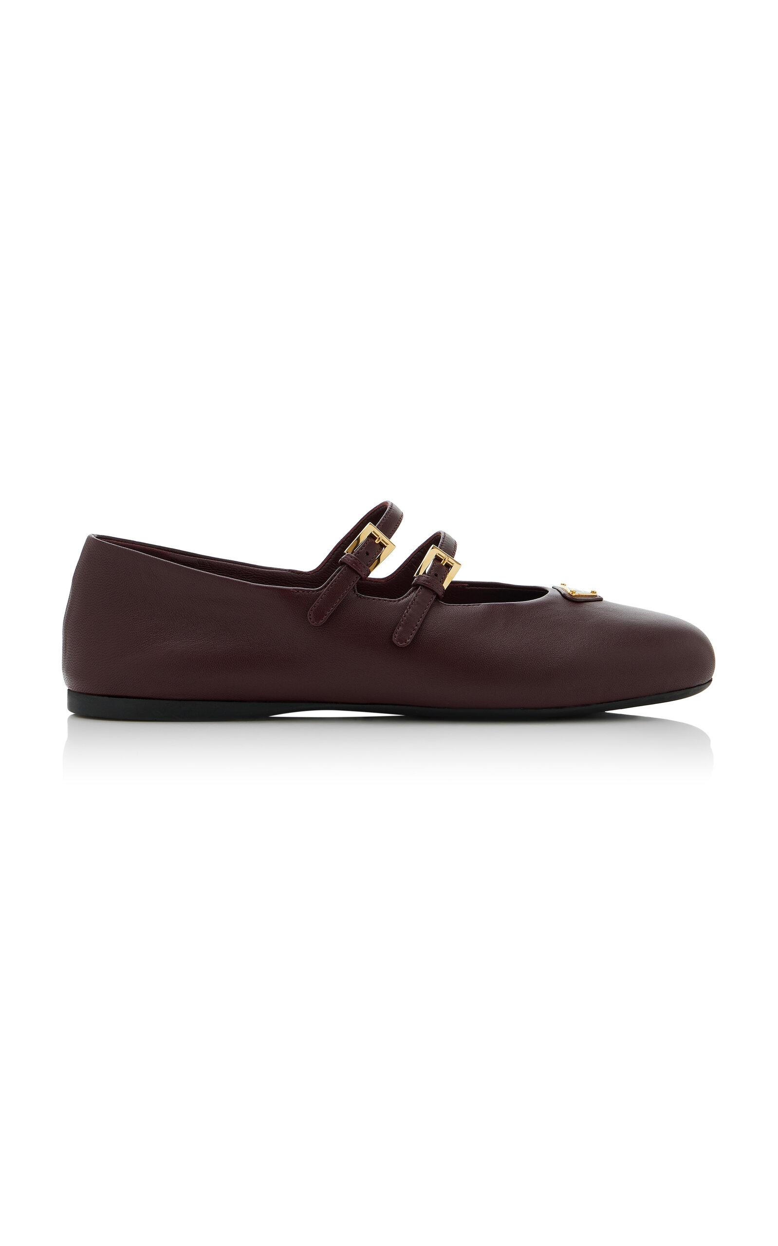 Prada Leather Ballet Flats - Moda Operandi by PRADA