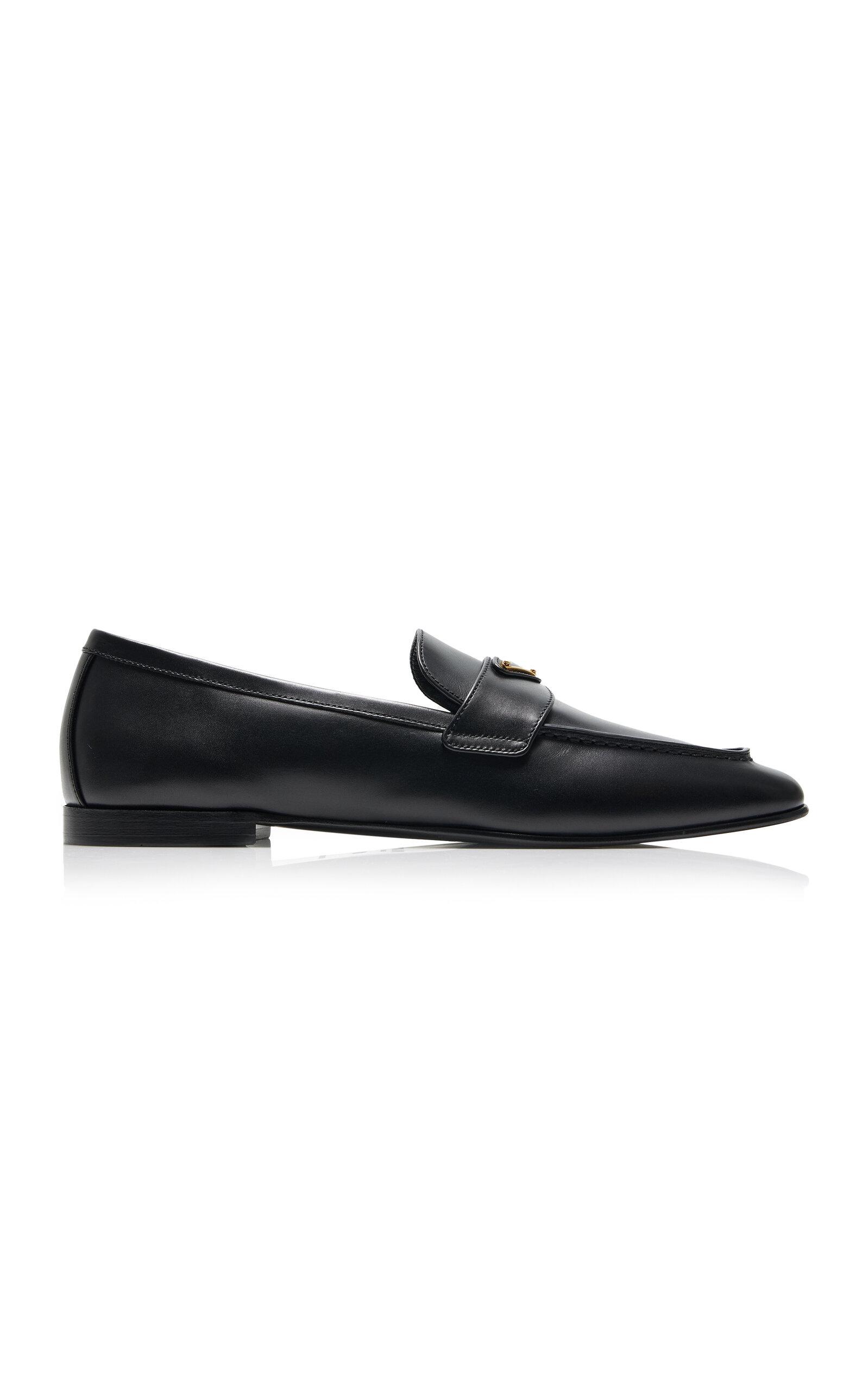 Prada Leather Loafers - Moda Operandi by PRADA
