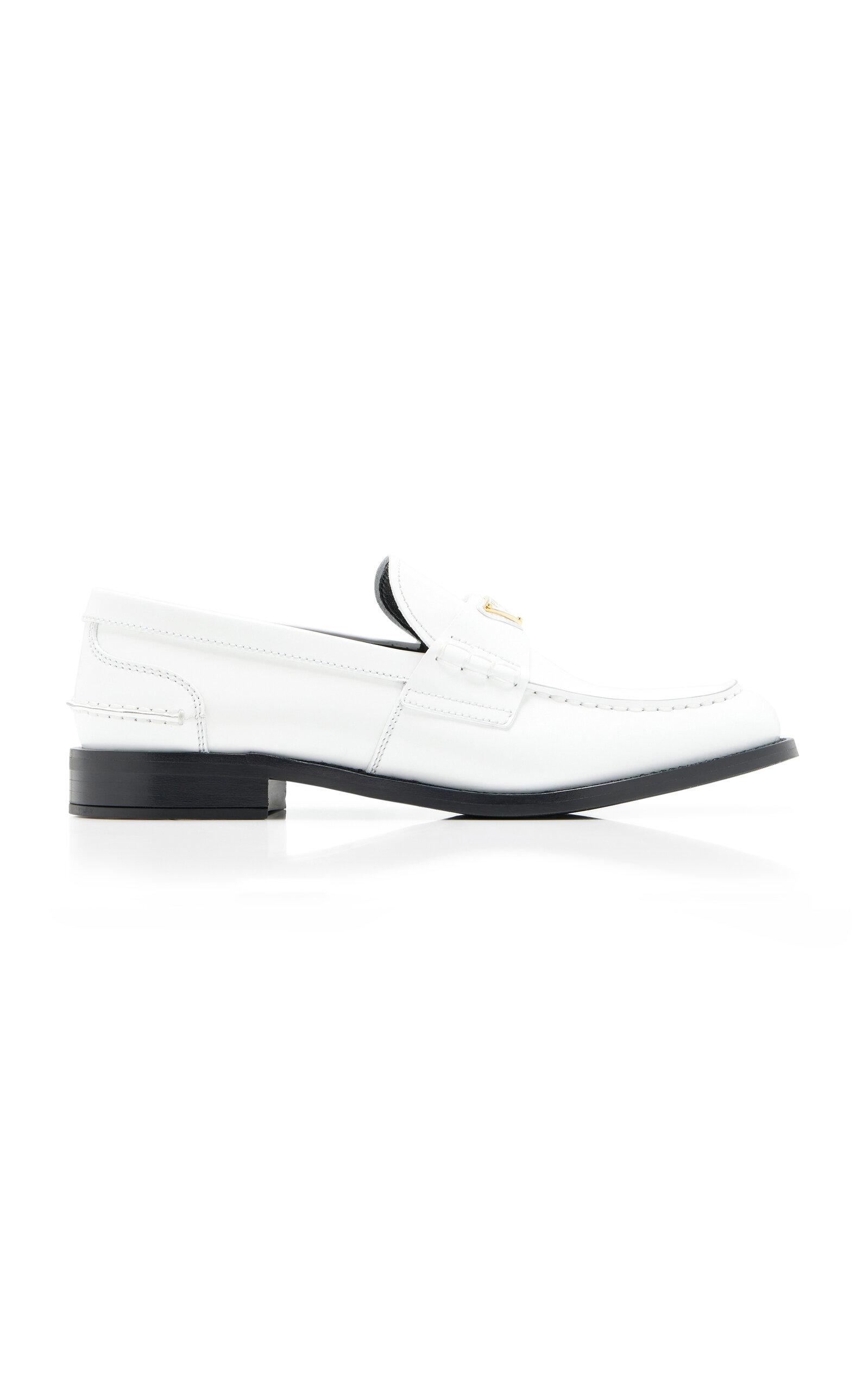 Prada Leather Loafers - Moda Operandi by PRADA