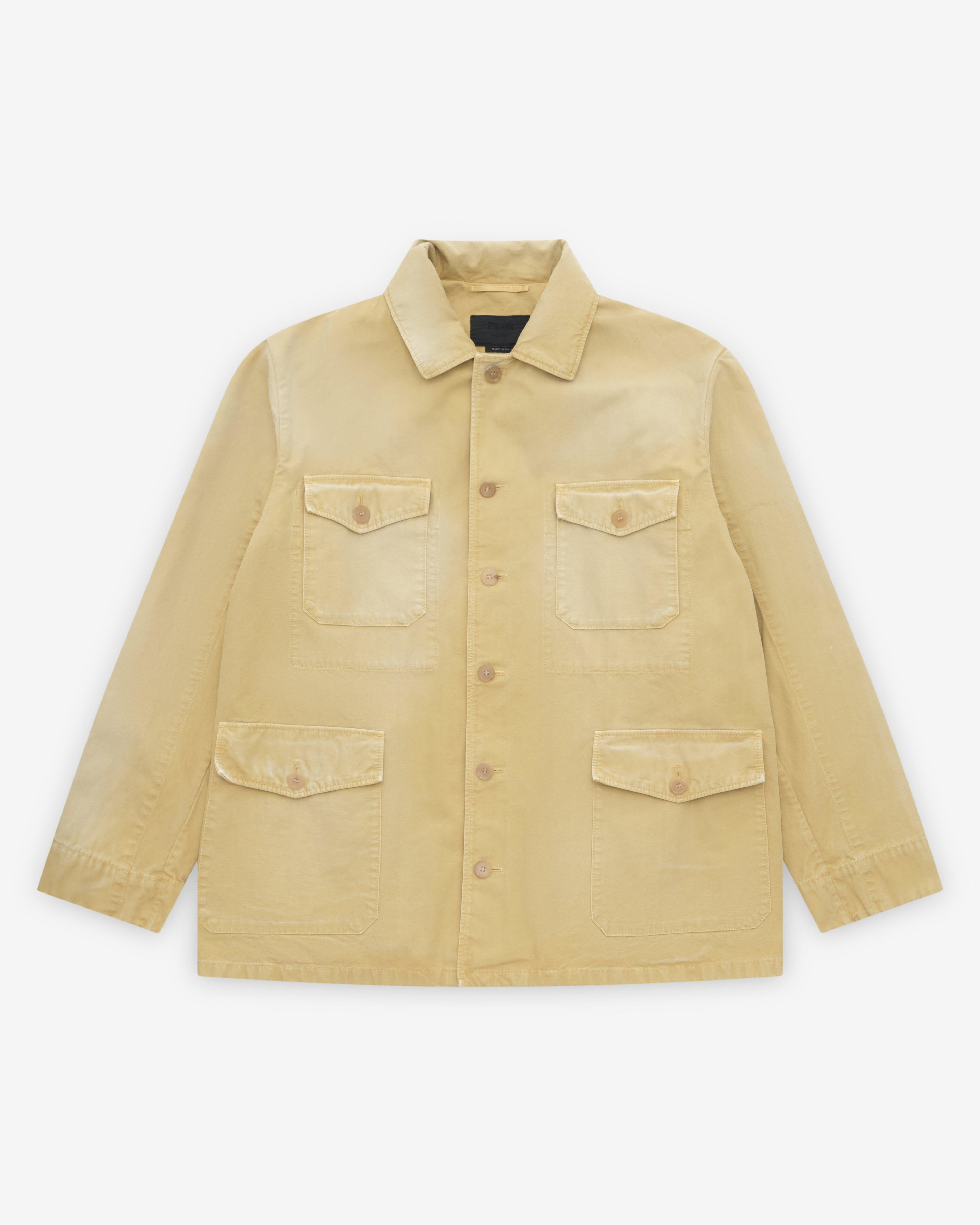 Prada - Men's Cotton Blouson Jacket - (Cord) by PRADA