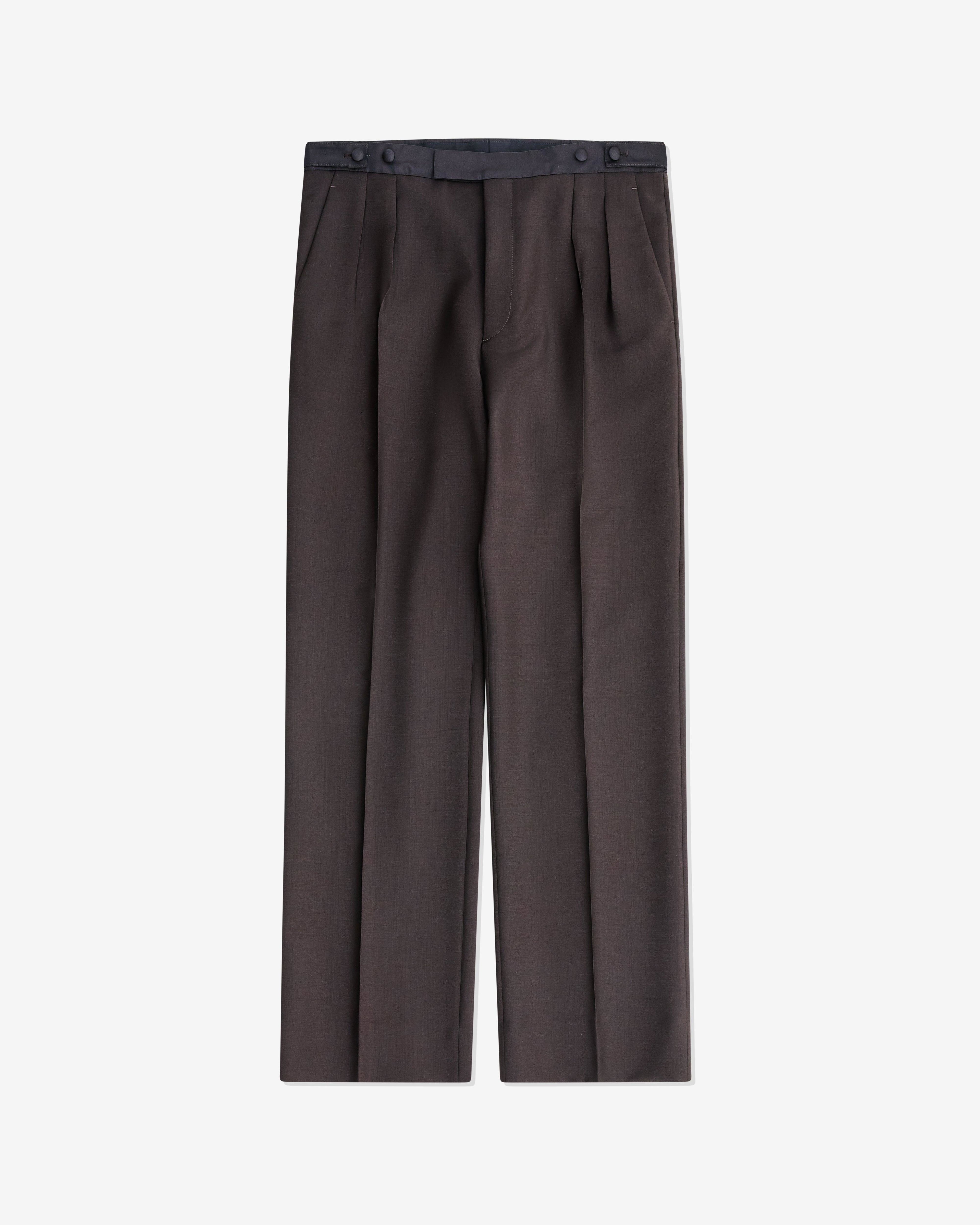 Prada - Men’s Mohair Wool Trousers - (Ebony) by PRADA