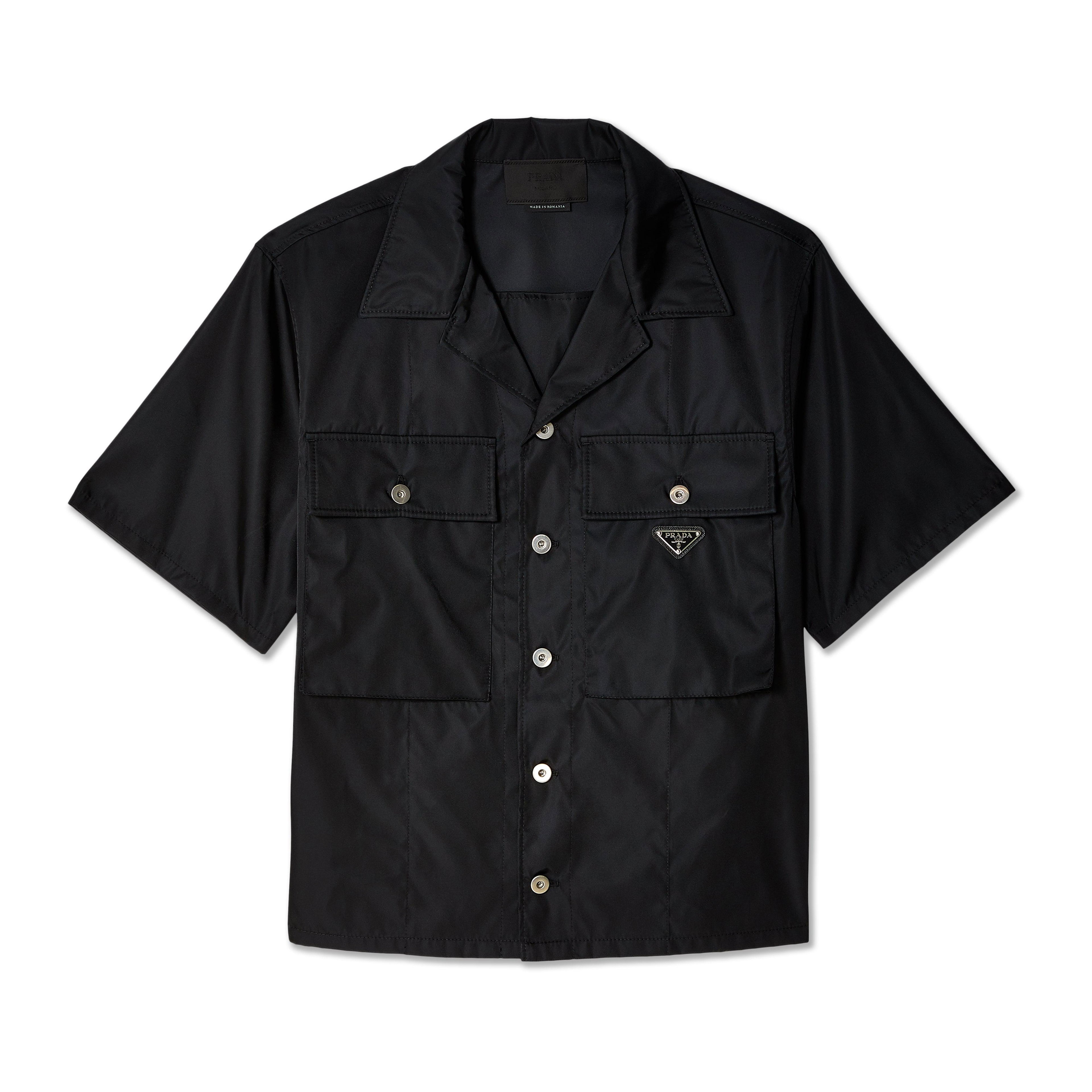 Prada - Men’s Re-Nylon Shirt - (Black) by PRADA