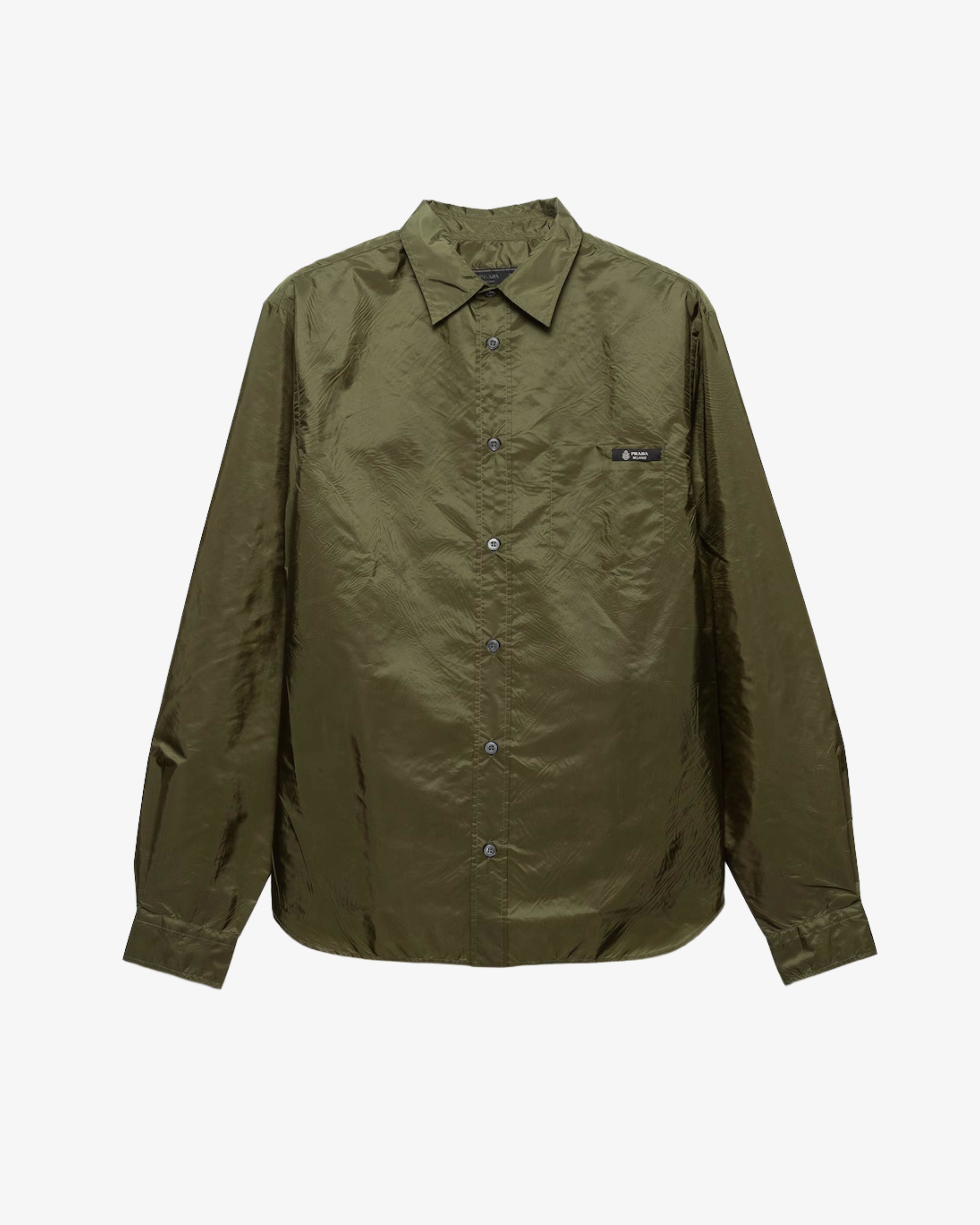 Prada - Men's Re-Nylon Shirt - (Khaki) by PRADA