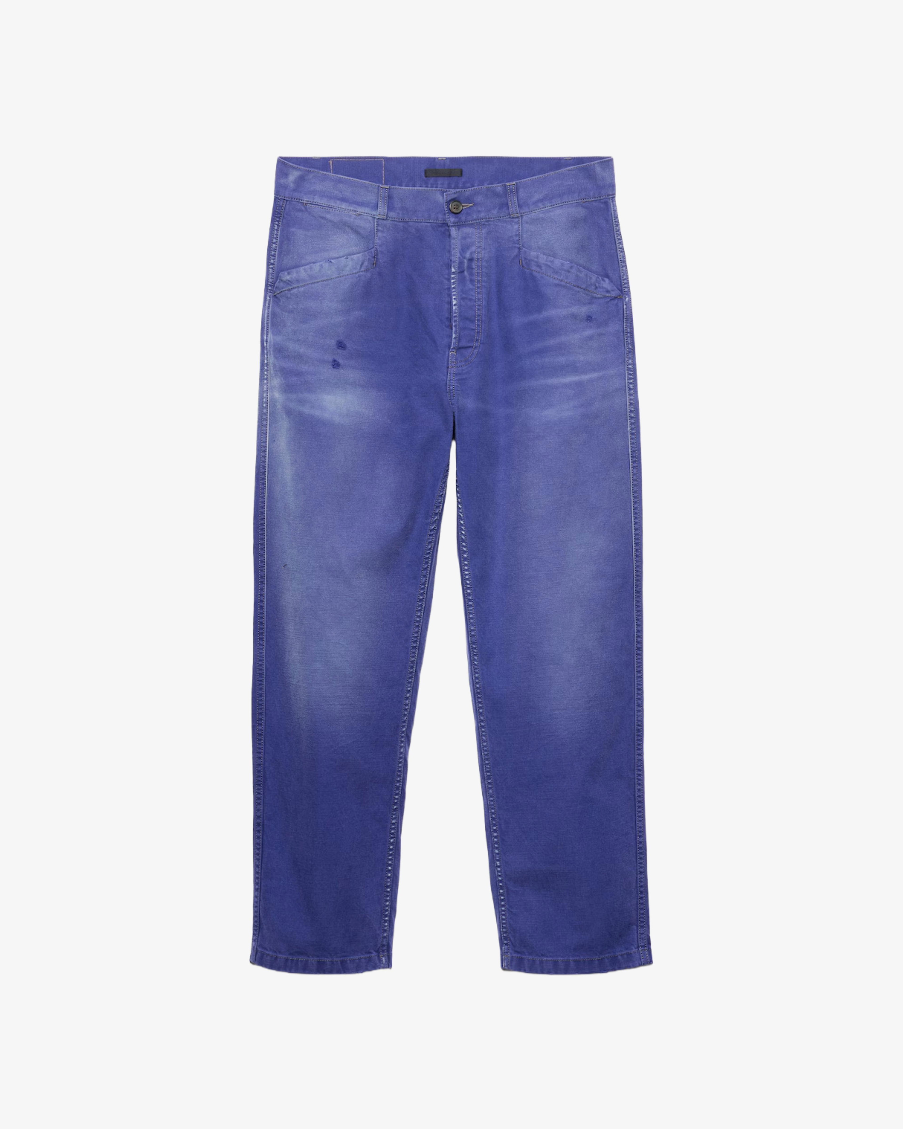 Prada - Men's Twill Old Workwear Trouser - (Indigo) by PRADA