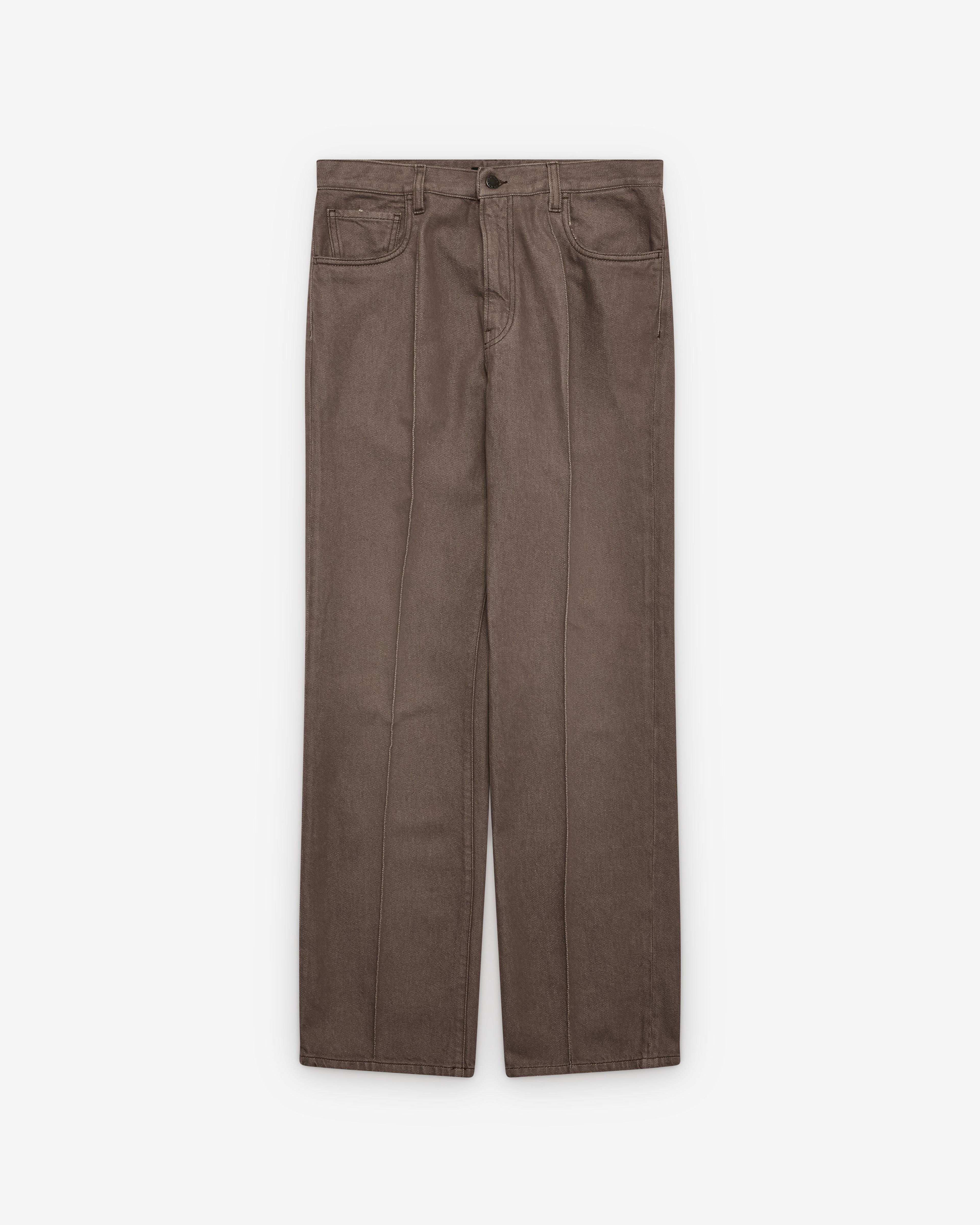 Prada - Men's Washed Denim Jeans - (Brown) by PRADA