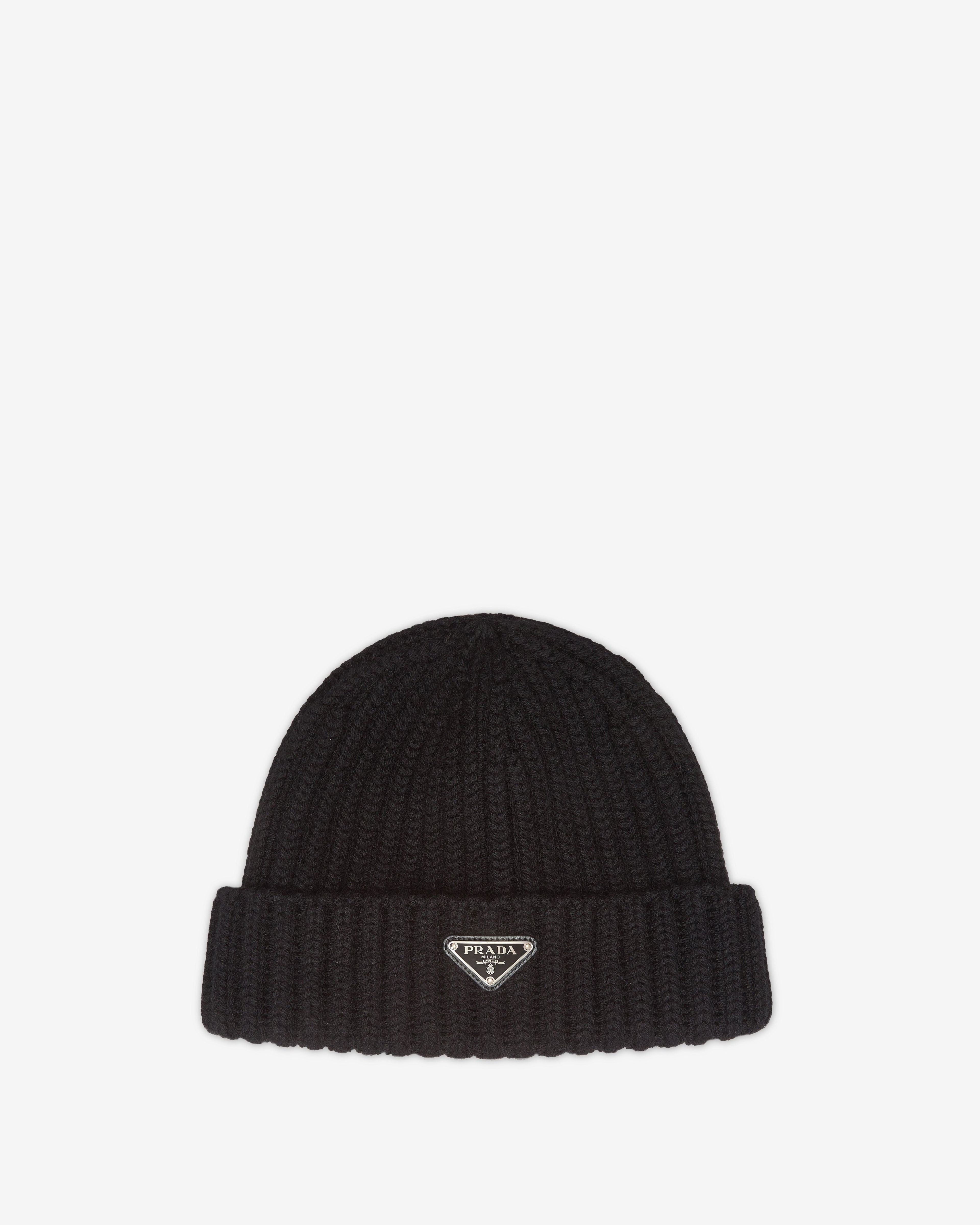 Prada - Men's Wool Beanie - (Black) by PRADA