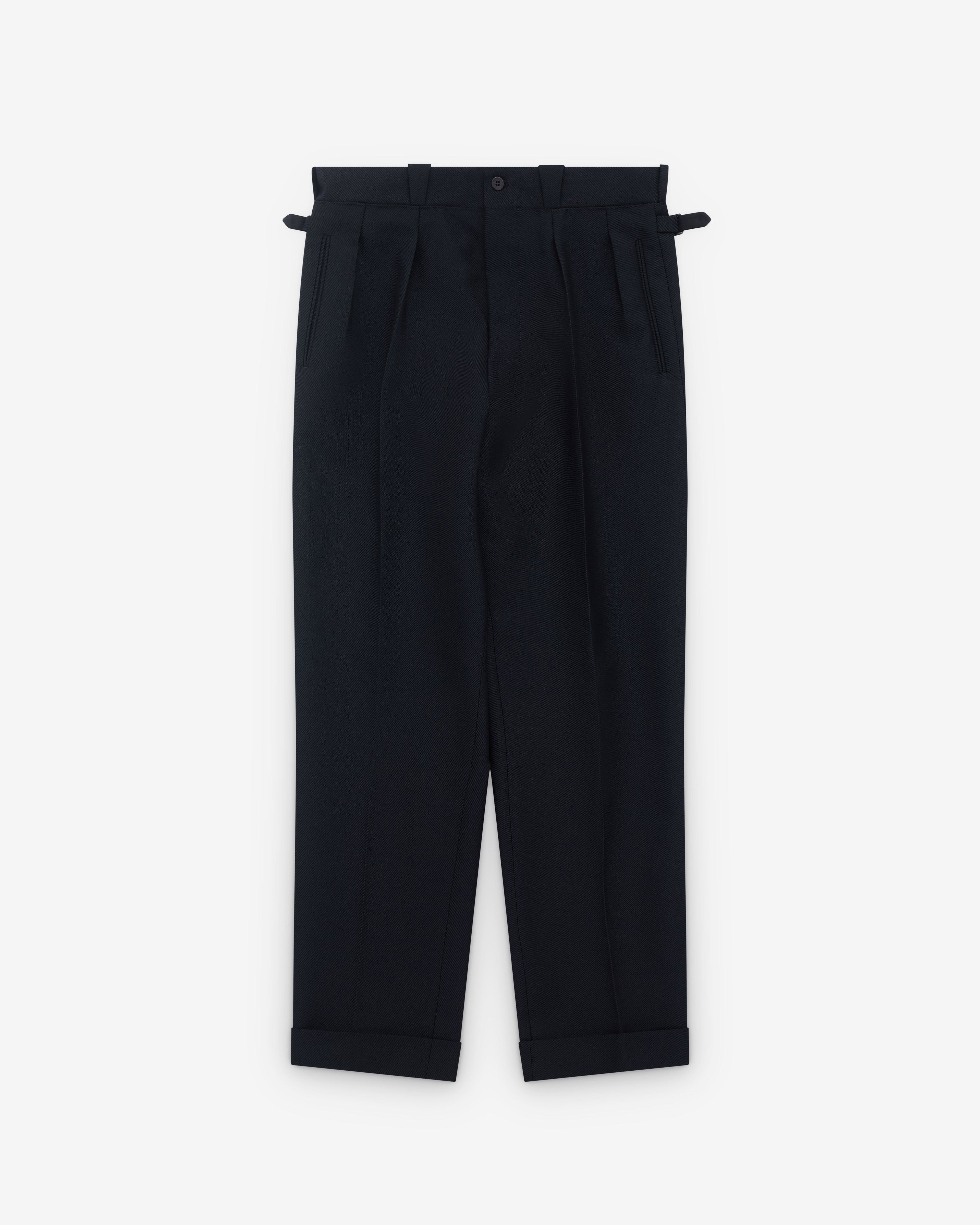 Prada - Men’s Wool Blend Pants - (Navy) by PRADA